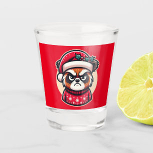 Vaso De Chupito Gato de Navidades gruñones - Gracioso ánimo festiv