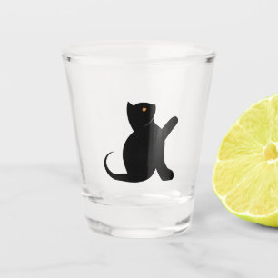 Vaso De Chupito Gato diciendo hola
