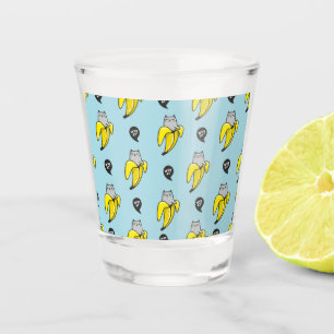 Vaso De Chupito Gato en banana