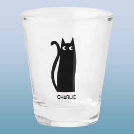 Vaso De Chupito Gato negro personalizado