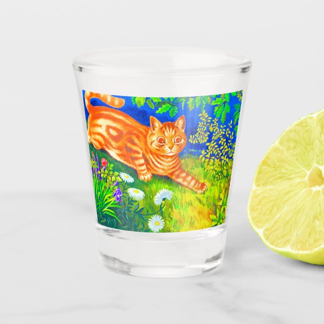 Vaso De Chupito Gato nocturno (Anverso)