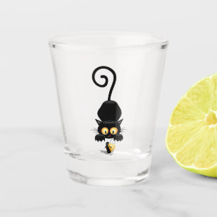 Vaso De Chupito Gato y ratón con personajes de dibujos animados di