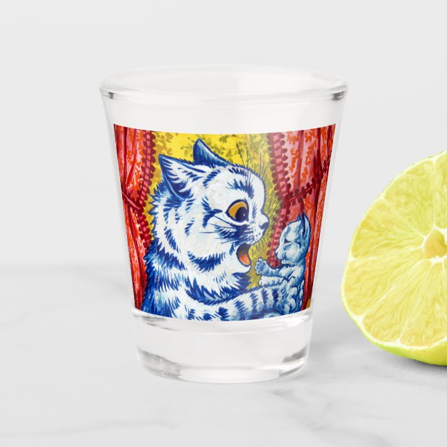 Vaso De Chupito Gato y sus gatitos (Anverso)