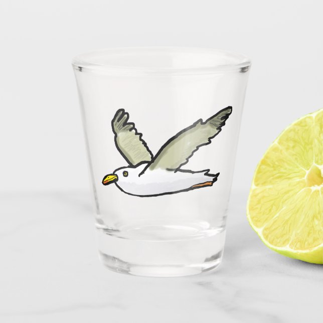 Vaso De Chupito Gaviota (Anverso)