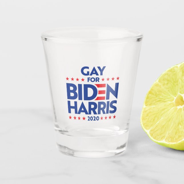 VASO DE CHUPITO GAY PARA BIDEN HARRIS (Anverso)