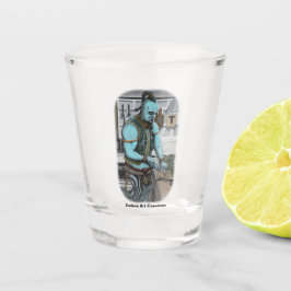Vaso De Chupito Genie Cocina Magia Fantasía Arte Vidrio Calentado