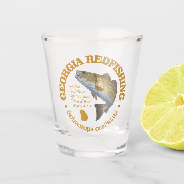 Vaso De Chupito Georgia (pelirroja) (Anverso)