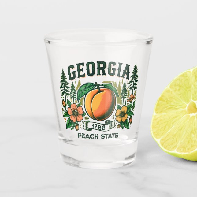Vaso De Chupito Georgia vintage (Anverso)