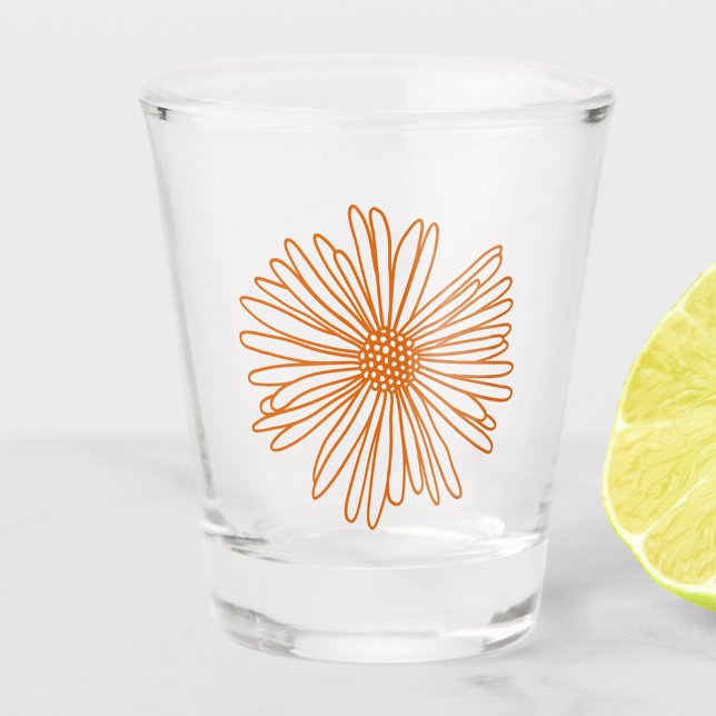 Vaso De Chupito Gerbera Daisy Flower (Subido por el creador)