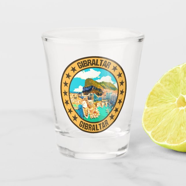 Vaso De Chupito Gibraltar (Anverso)