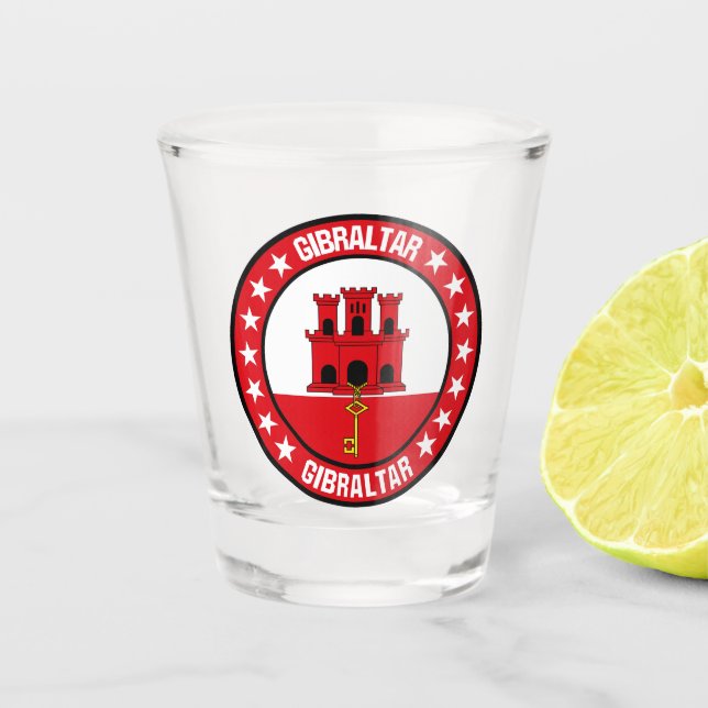 Vaso De Chupito Gibraltar (Anverso)