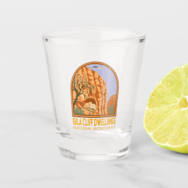 Vaso De Chupito Gila Cliff Dwellings Monumento Nacional Nuevo Méxi