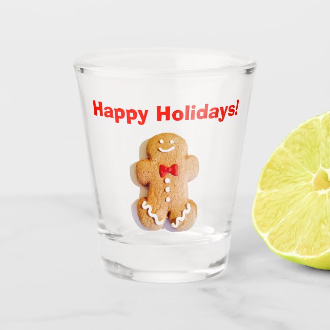 Vaso De Chupito Gingerbread Man Holidays Navidades 4Jojo (Anverso)