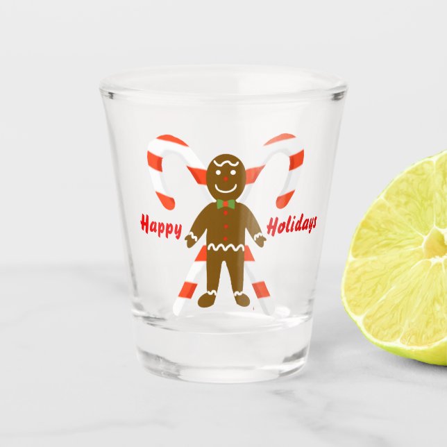 Vaso De Chupito Gingerbread Man Shot Glass (Anverso)