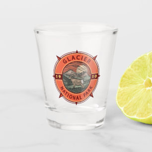 Vaso De Chupito Glaciar Parque Nacional Retro Bighorn