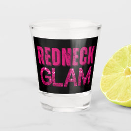 Vaso De Chupito Glamour de Paleto Rosa Brillante