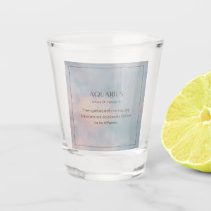 Vaso De Chupito Glass Aquarius Feminine