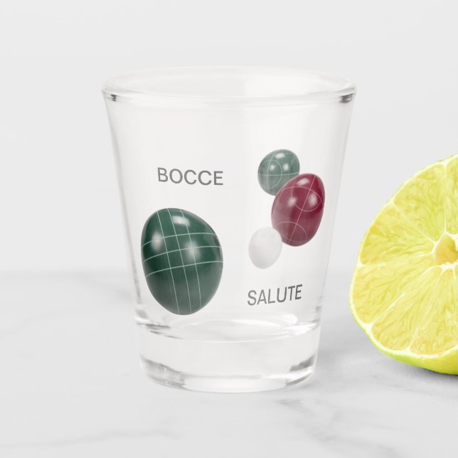 Vaso De Chupito Glass Bocce Salute Shot (Anverso)