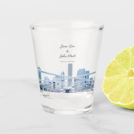 Vaso De Chupito Glass Chicago Shot Personalizado