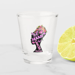 Vaso De Chupito Glass de detección del cáncer de mama
