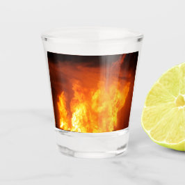 Vaso De Chupito Glass de disparo de fuego