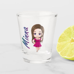 Vaso De Chupito Glass de disparo - Minna Chibi
