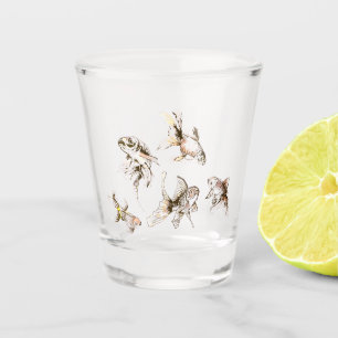 Vaso De Chupito Glass de Goldfish Shot
