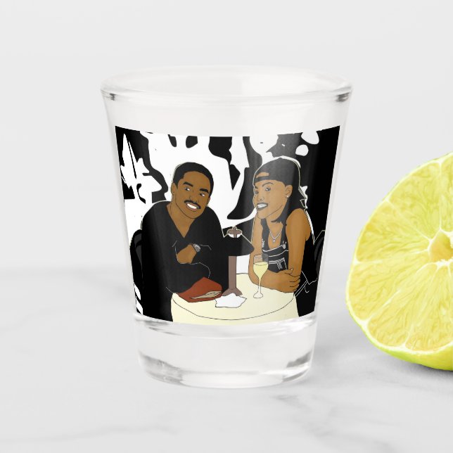 Vaso De Chupito Glass de Love Jones Shot (Anverso)