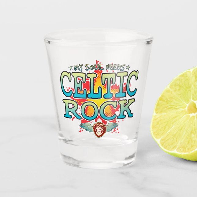 Vaso De Chupito Glass de Soul de Roca Celta (Anverso)