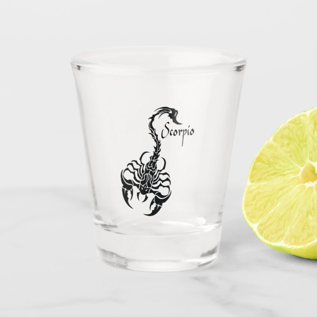 Vaso De Chupito Glass Escorpio Zodiac (Anverso)