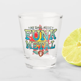 Vaso De Chupito Glass Funk Metalizado Soul Shot
