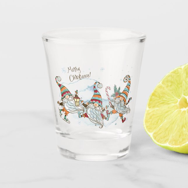Vaso De Chupito Glass Gnome Shot Glass (Anverso)