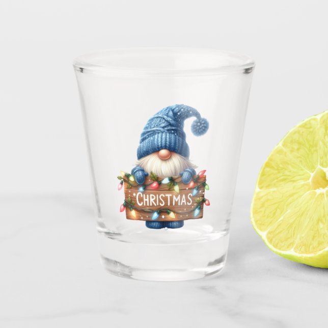 Vaso De Chupito Glass Gnome Shot Glass (Anverso)