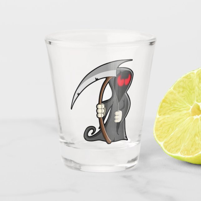 Vaso De Chupito Glass Grim Reaper Shot (Anverso)