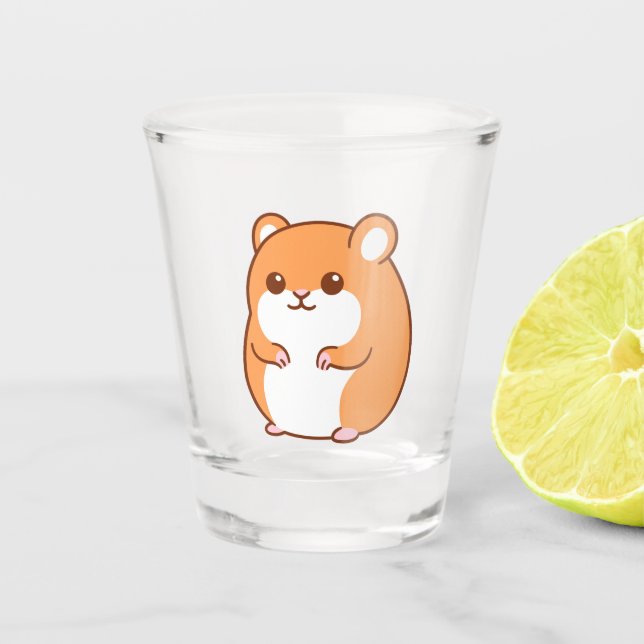 Vaso De Chupito Glass Happy Hamster Shot (Anverso)