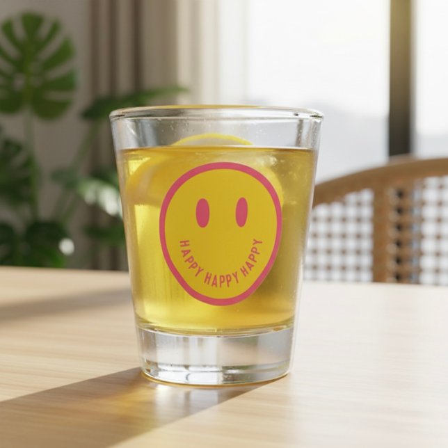 Vaso De Chupito Glass Happy Shot (Subido por el creador)