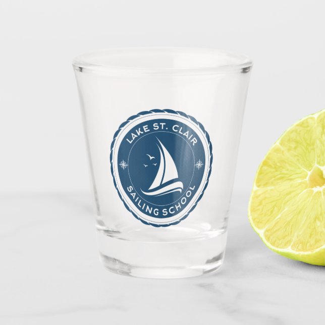 Vaso De Chupito Glass Lake St. Clair (Anverso)