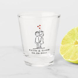 Vaso De Chupito Glass Love Shot
