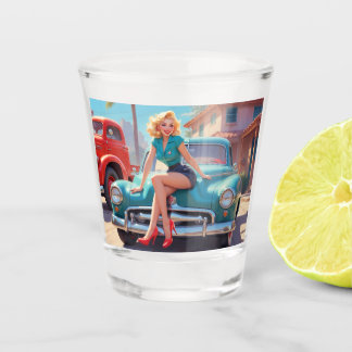 Vaso De Chupito Glass Pin-up Shot Glass