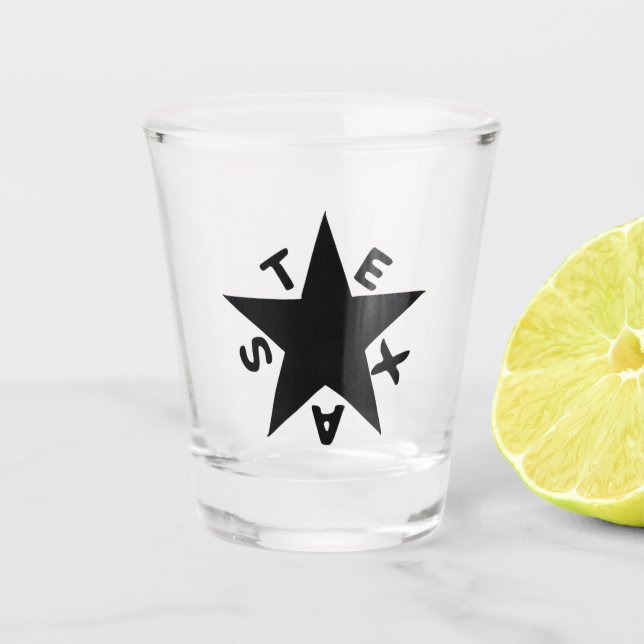 Vaso De Chupito Glass Shot de Texas (Anverso)