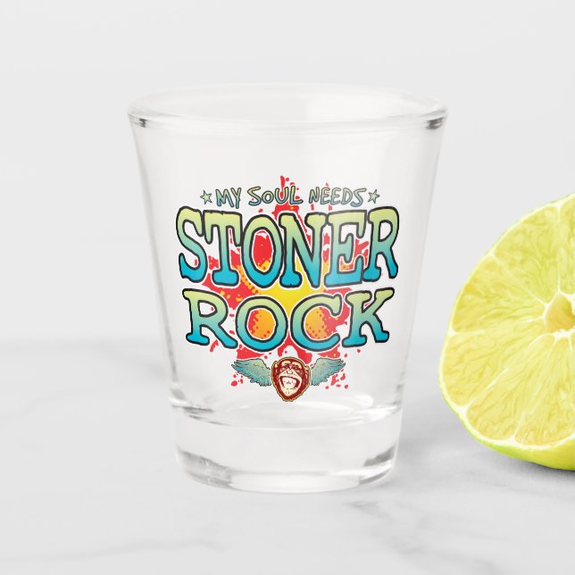 Vaso De Chupito Glass Stoner Rock Soul Shot (Anverso)