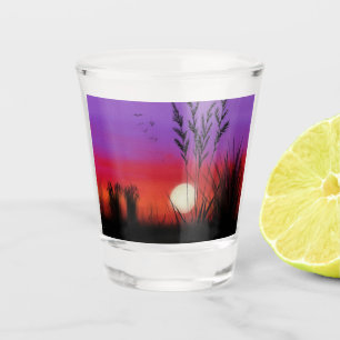 Vaso De Chupito Glass Sunzet Lake Shot