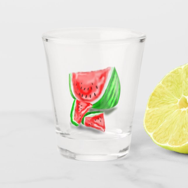 Vaso De Chupito Glass Sweet Watermelon Shot (Anverso)