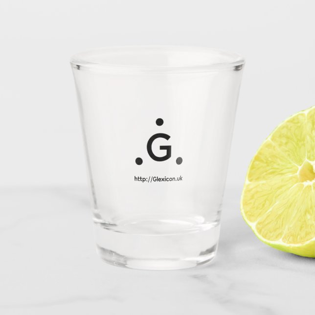 Vaso De Chupito Glexicon Reino Unido (Anverso)