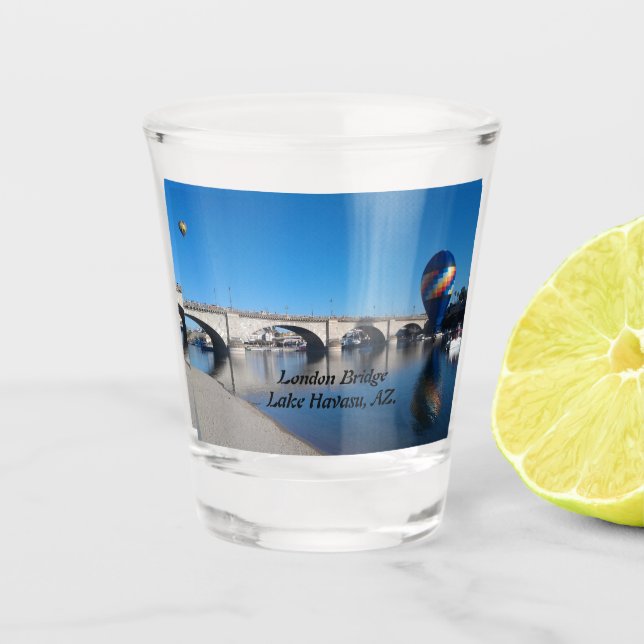 Vaso De Chupito Globo aerostático London Bridge (Anverso)