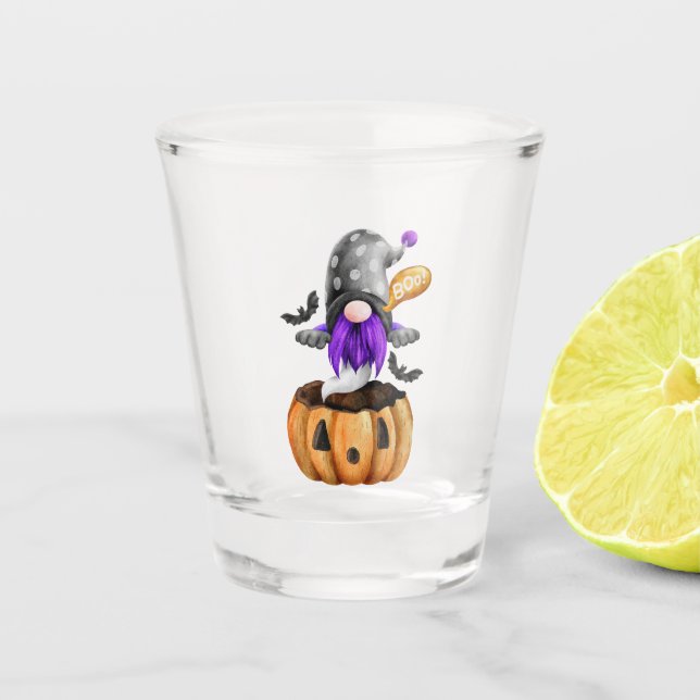 Vaso De Chupito Gnomes Halloween Shot Glass (Anverso)
