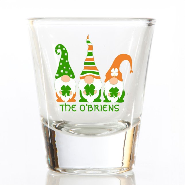Vaso De Chupito Gnomes irlandeses divertidos (Subido por el creador)
