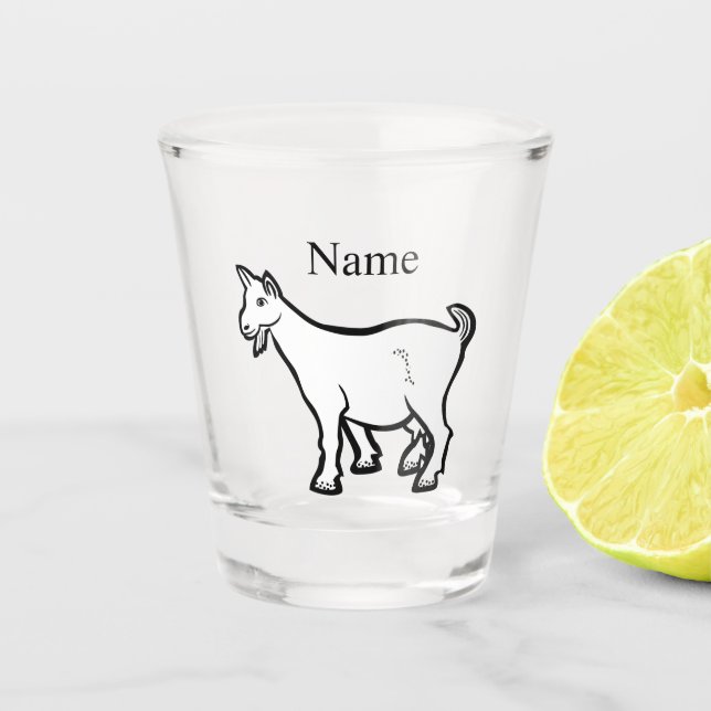 Vaso De Chupito Goat Animal Thunder_Cove (Anverso)