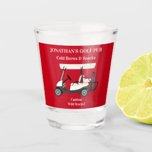 Vaso De Chupito Golf Pub Cart Beer & Snacks Wild Stories Pub