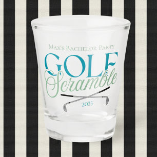 Vaso De Chupito Golf Scramble Moderno Simple Golf Bacheler Party